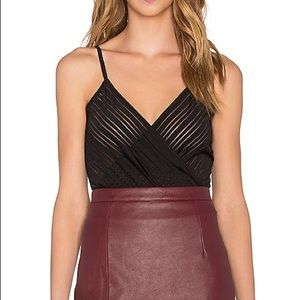 Bardot Stripe Cami Bodysuit